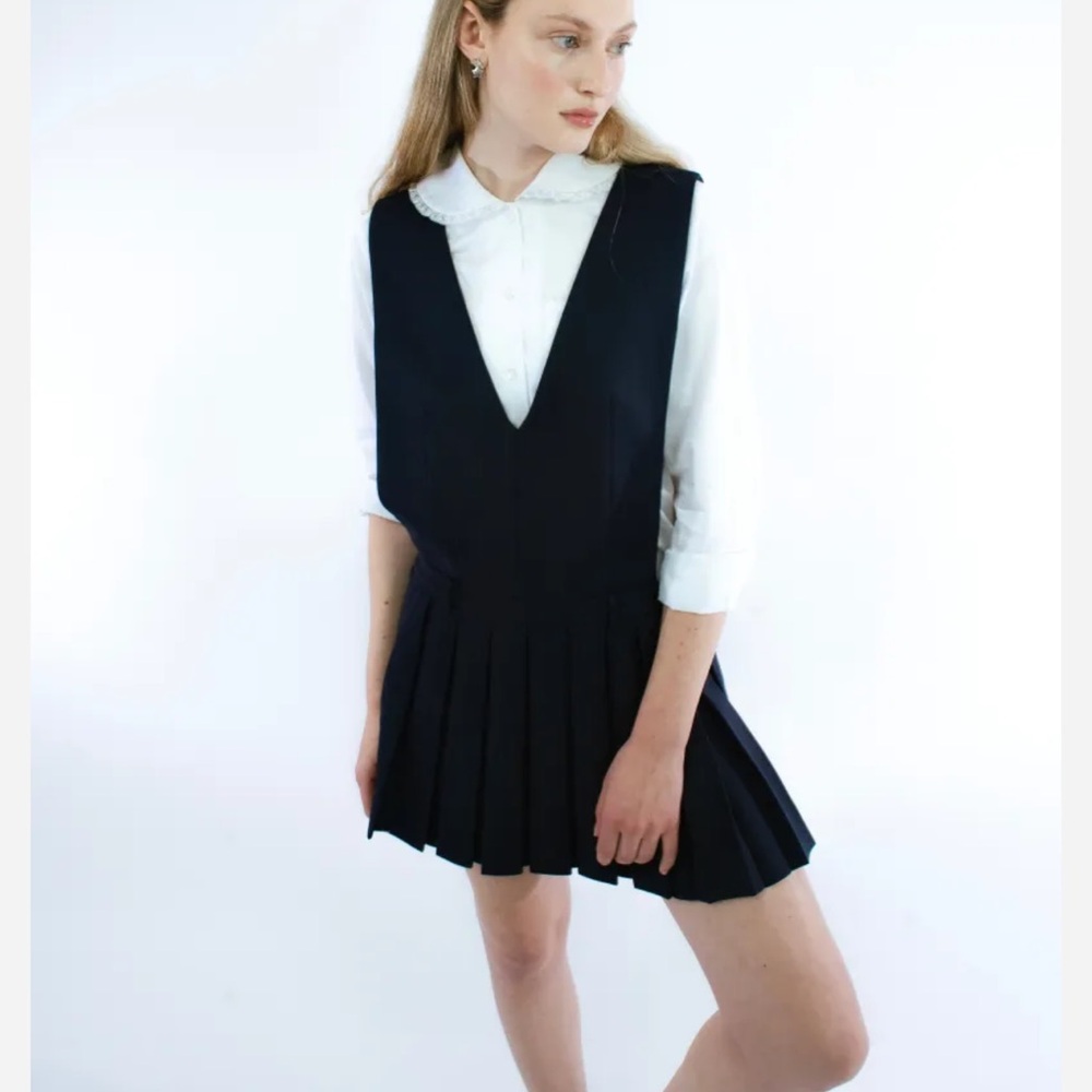 Sandy Liang Mulgrave Pinafore Dress